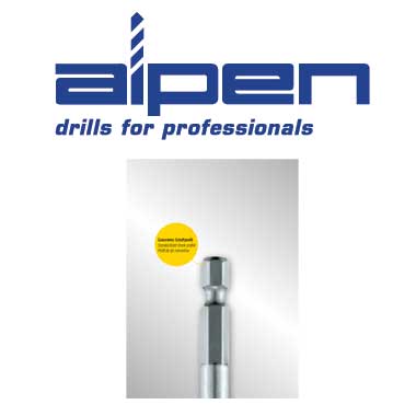 ALPEN DRILL Brocas para ejes hexagonales 1/4"
