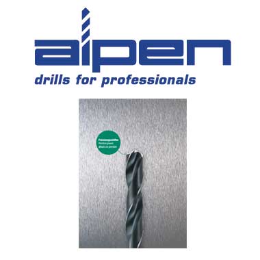 ALPEN DRILL Broca para metal y broca de acero inoxidable