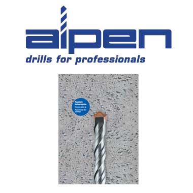 ALPEN DRILL Broca para piedra, broca de percusión SDS y cinceles